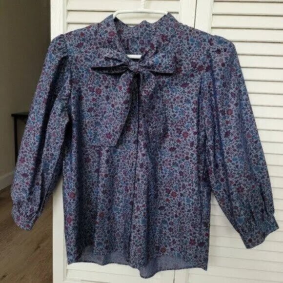 J Crew Gorgeous Flora Blouse - Picture 1 of 5